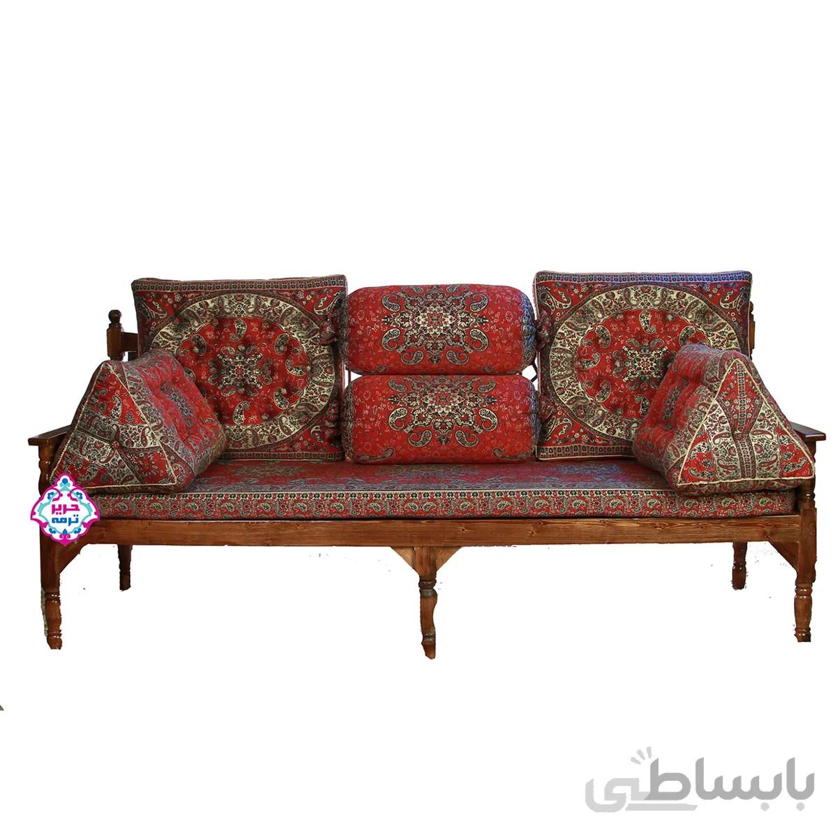 سرویس ۵ تکه شاه نشین کنار مخمل قرمز کد 410503