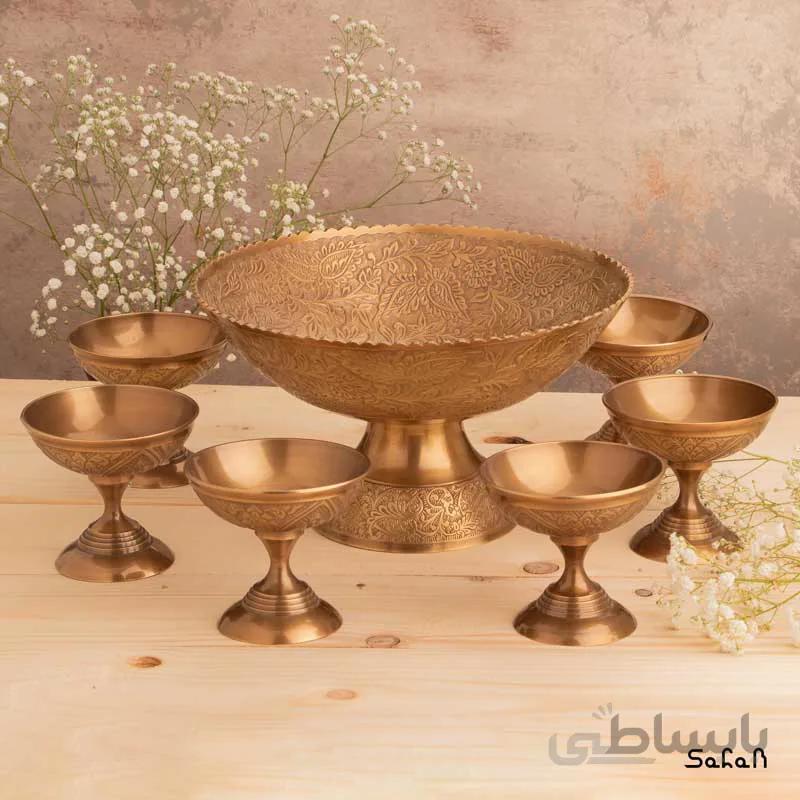 ست پذیرایی برنجی کد 152