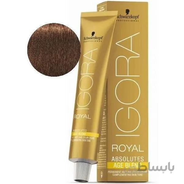 رنگ مو ایگورا (igora) بلوند تیره بژ شکلاتی طبیعی شماره 6.460