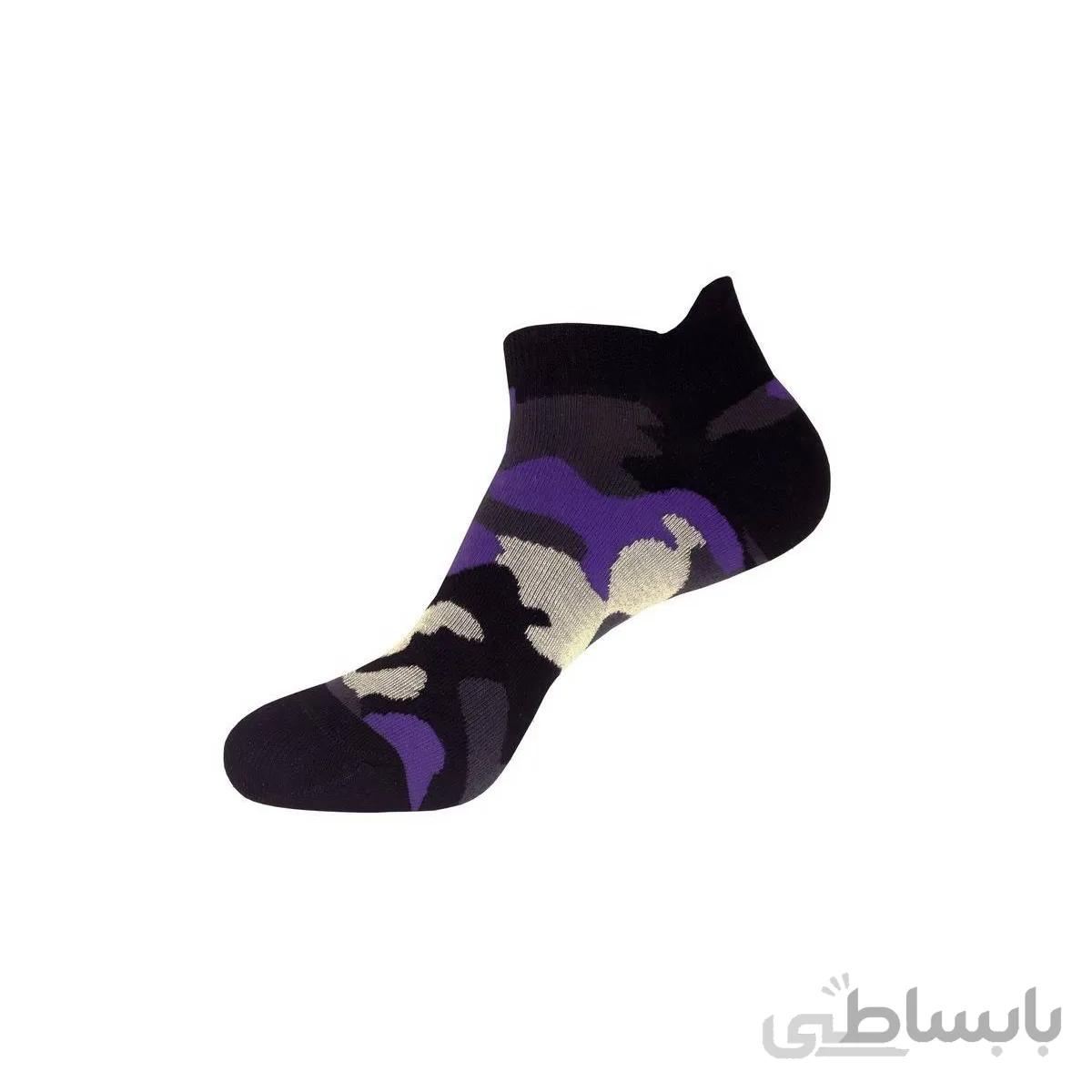 جوراب مچی زنانه چیریکی بنفش برند پاتریس1 جفت