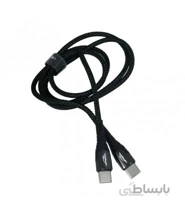 کابل شارژر فست تایپ سی به تایپ سی LAPRAMOL مدل LP-B67