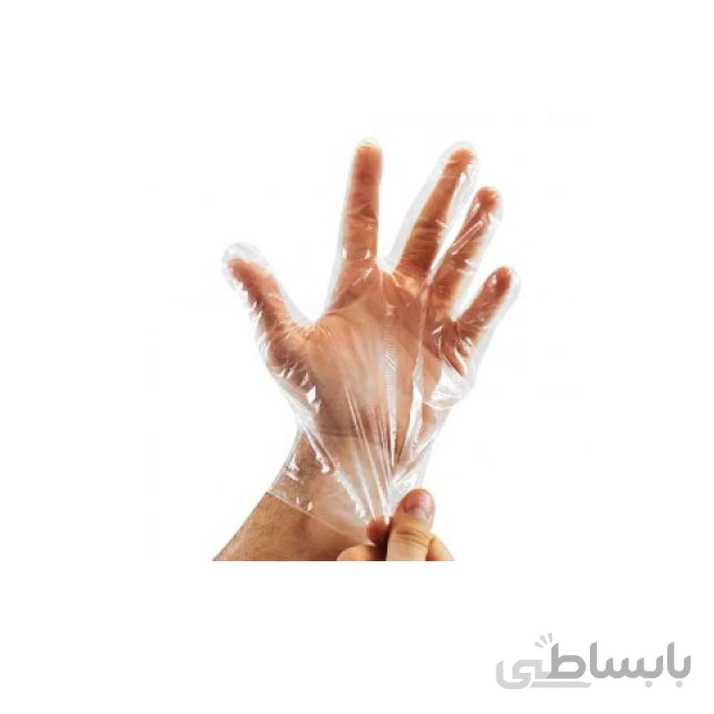 دستکش نایلونی یکبار مصرف