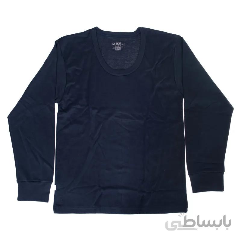 بلوز و شلوار تو کرکی تن تن سایز 2XL رنگ سرمه ای