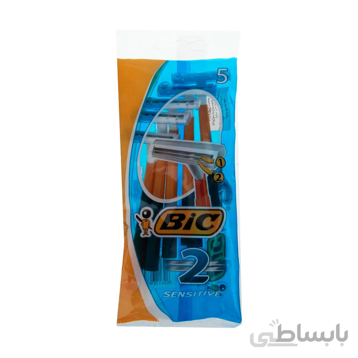 خودتراش بیک مدل Sensitive بسته 5 عددی