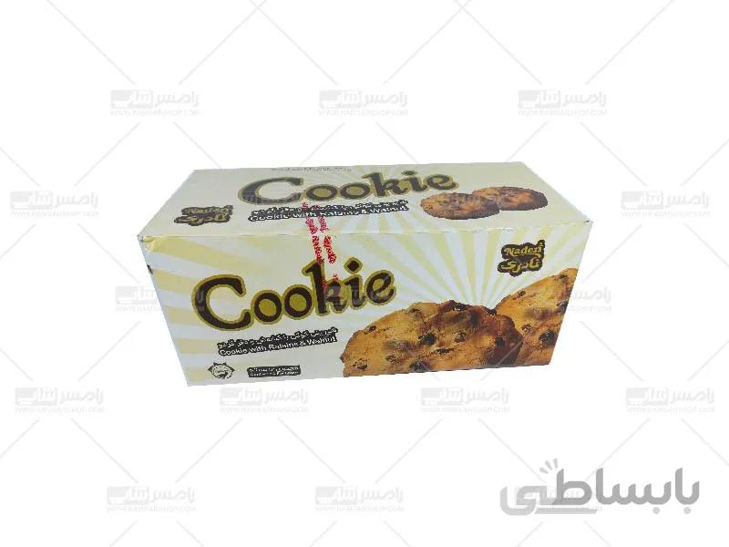 کوکی با مغز گردو و کشمش نادری