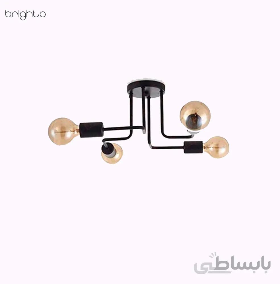 لوستر سقفی عنکبوتی 4 شعله مدل RA1056