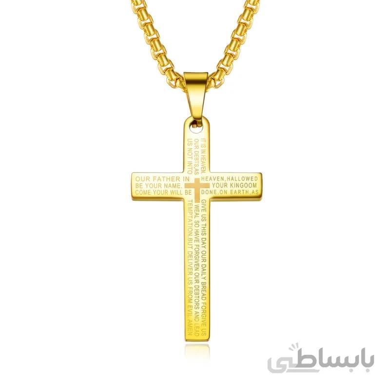 گردنبند صلیب کد 4322