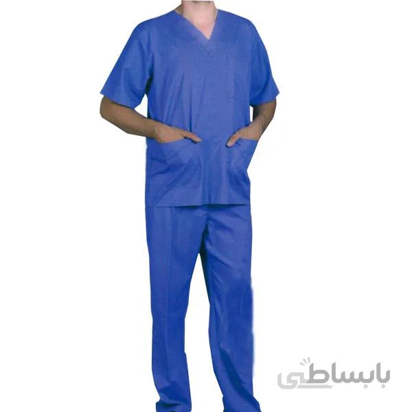 بلوز و شلوار جراحی مردانه طب آرین مدل S112