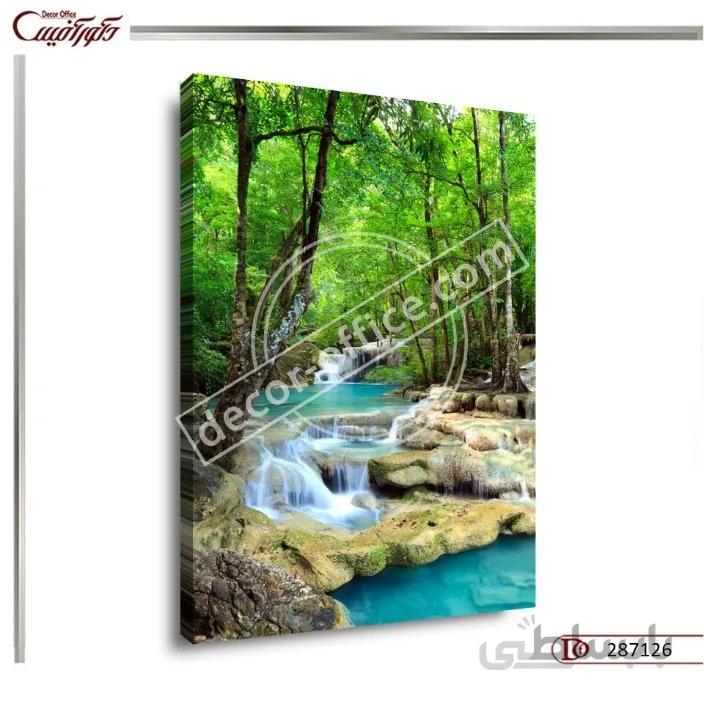 تابلو دکوراتیو منظره جنگلی 7126 ا Forest landscape decorative paintings 7126