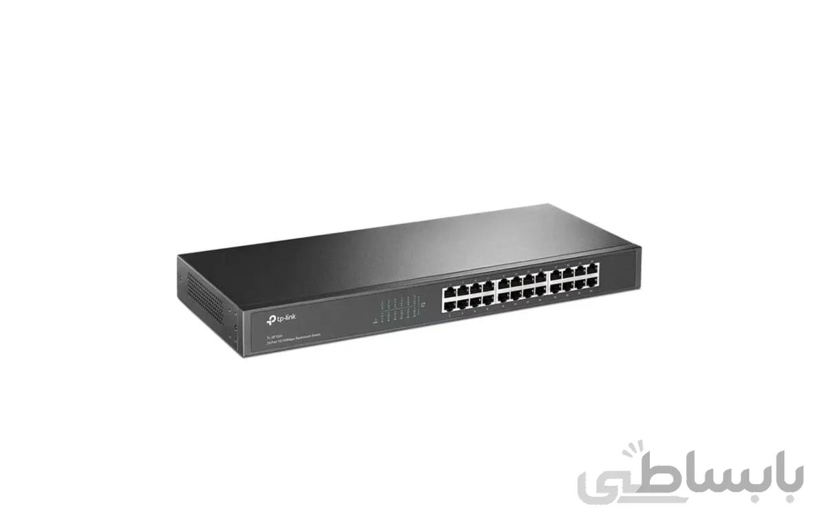 سوییچ 24 پورت مگابیتی و رکمونت تی پی لینک مدل TPLINK TL-SF1024