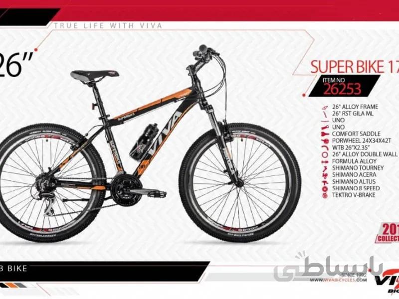دوچرخه کوهستان ویوا مدل سوپر بایک سایز 26 - VIVA SUPER BIKE17 - 2019 colection کد 26253
