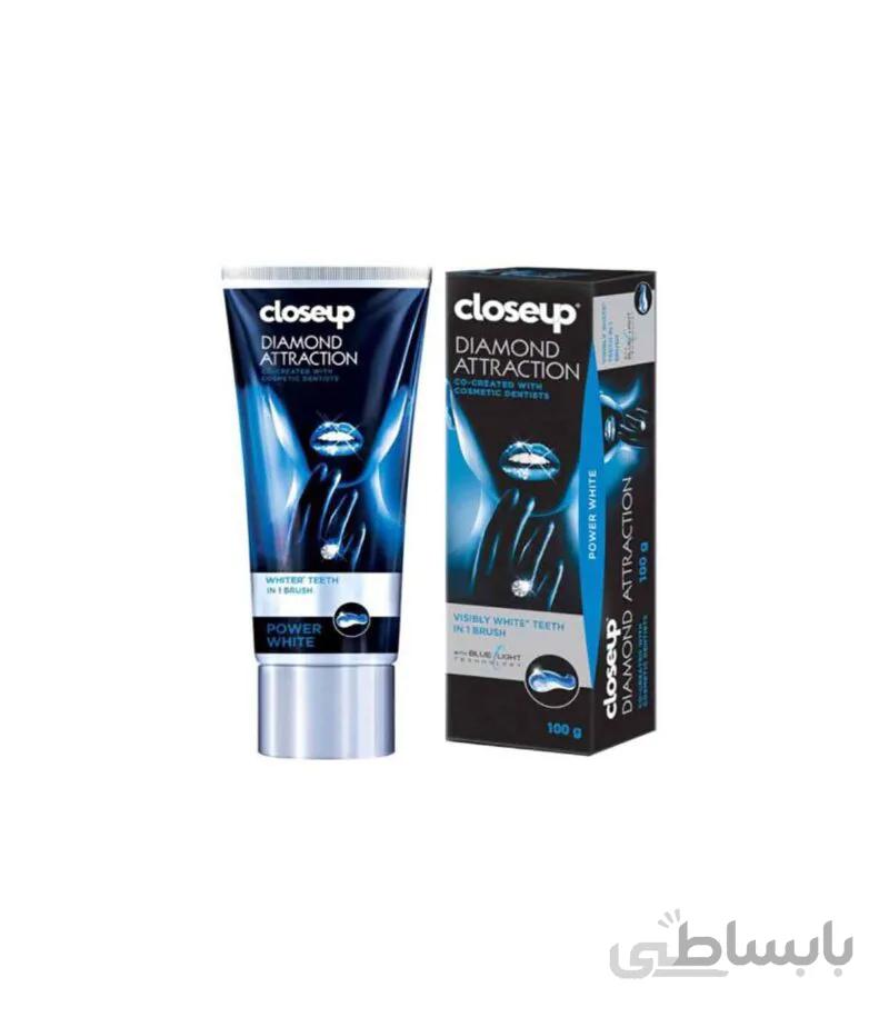 خمیر دندان الماس با تکنولوژی پرتو آبی کلوز آپ ا CLOSE UP DIAMOND ATTRACTION Toothpaste With Blue Light Technology 100 g