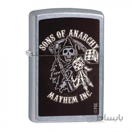 فندک زیپو اصل و اورجینال مارک Sons Of Anarchy Mayhem کد 29582