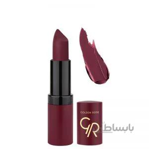رژ لب جامد گلدن رز مدل Velvet Matte شماره 32 ا Golden Rose Velvet Matte Lipstick No.32
