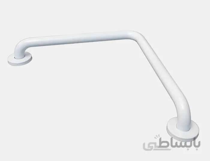 دستگیره سالمندی زاویه دار 90 درجه سفید