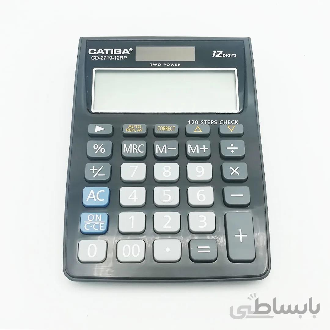 ماشین حساب کاتیگا مدل CD-2719-12RP