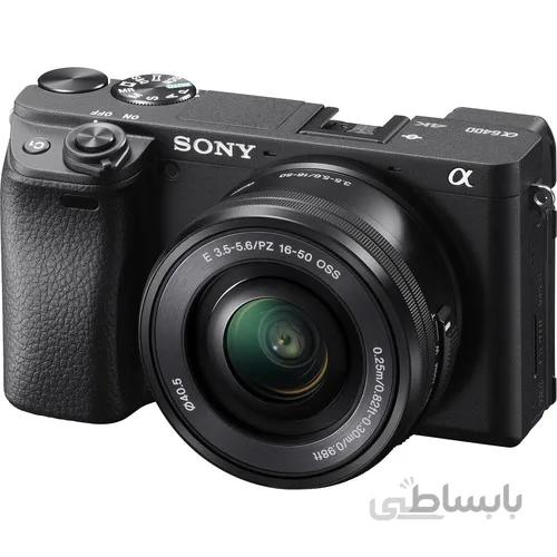 دوربین دیجیتال بدون آینه سونی مدل Alpha A6400 به همراه لنز 16-50 میلی متر OSS ا Sony Alpha A6400 Mirrorless Digital Camera With 16-50mm OSS Lens