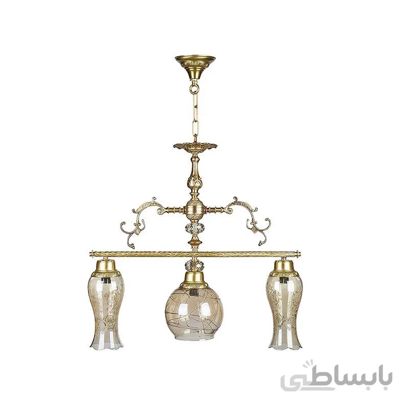 چراغ آویز 3 شعله چشمه نور مدل C2168/3-AO