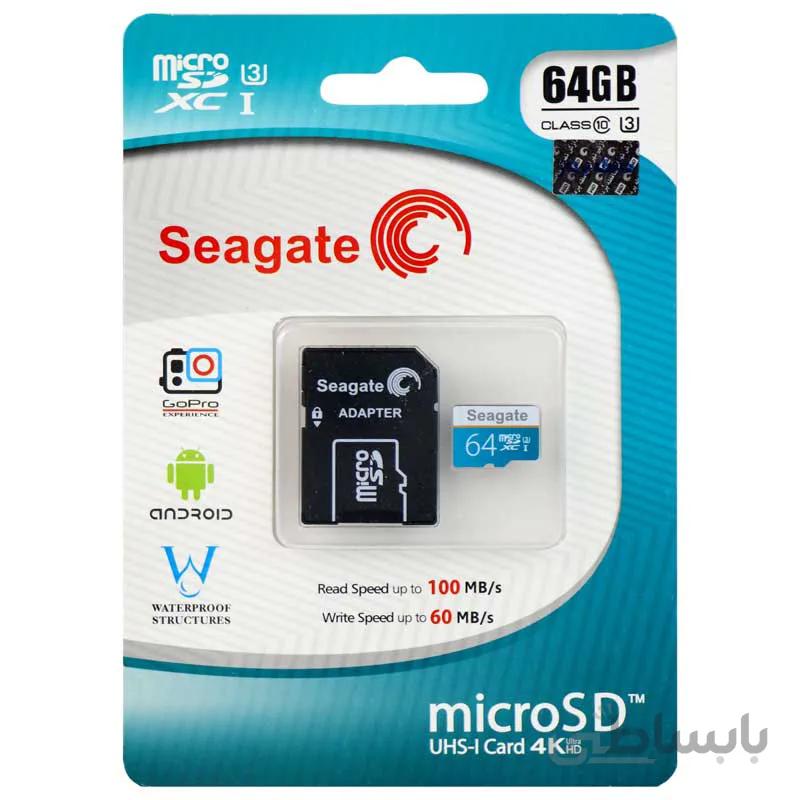 رم میکرو ۶۴ گیگ سیگیت Seagate U3 100MB/s