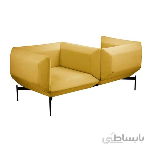 مبل دو نفره دوطرفه مدل puzzle هلگرقیمت بدون احتساب روکش