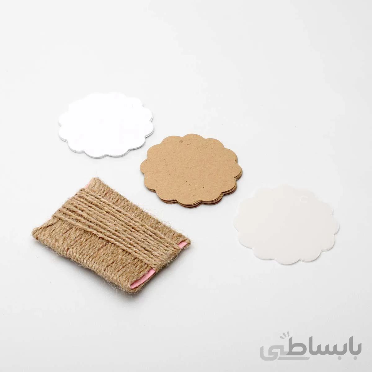 گیفت تگ خام طرح دالبر (مجموعه 15 عددی)