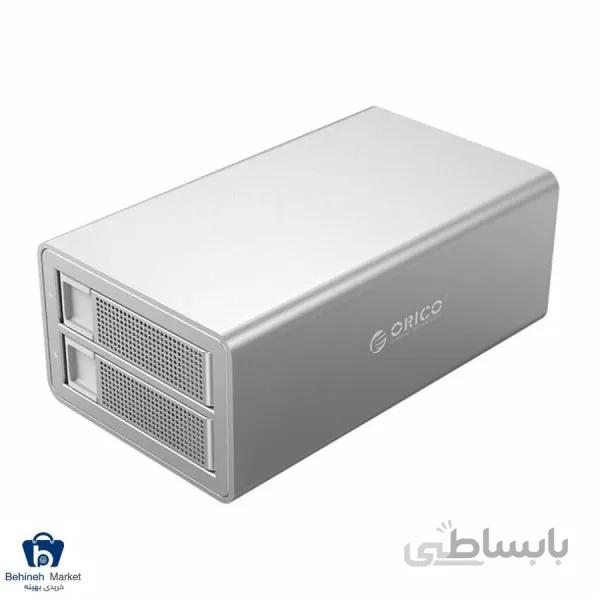 مشخصات، قیمت و خرید داک هارد اوریکو مدل 3529RU3 USB3.0 ا ORICO 3529RU3 USB3.0 Type-B 2 Bay Magnetic Hard Drive Enclosure