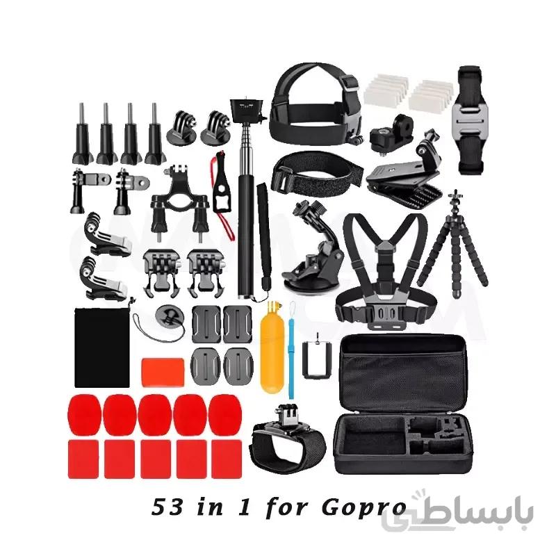 کیت لوازم جانبی گوپرو 53 تکه Action Camera Accessory Kit