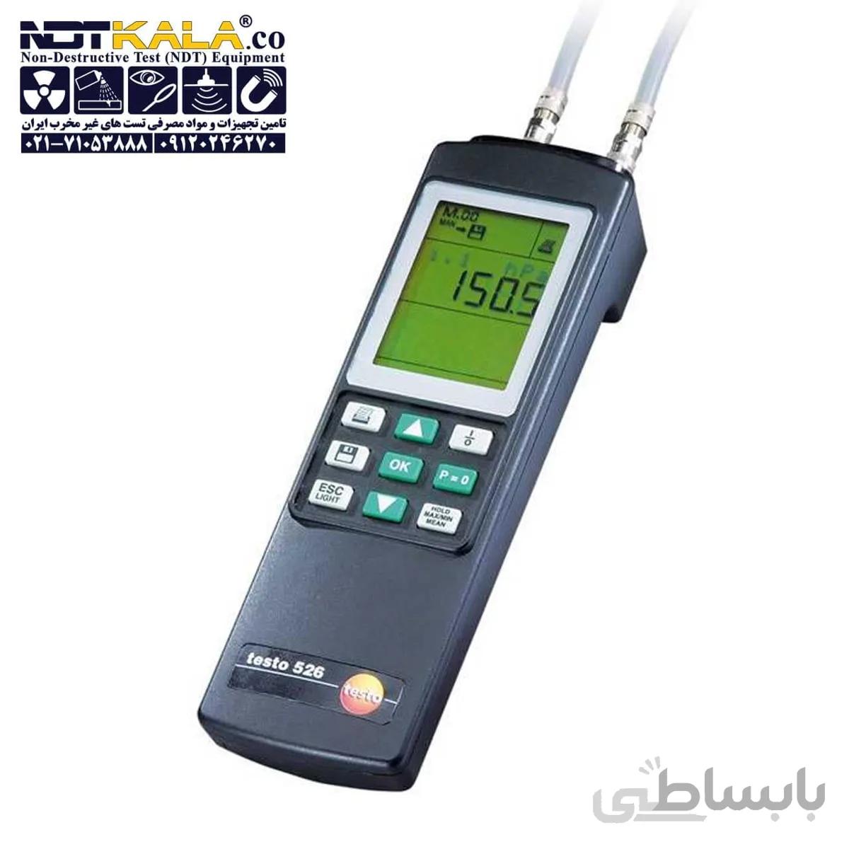 فشارسنج نسبی صنعتی تستو testo 526