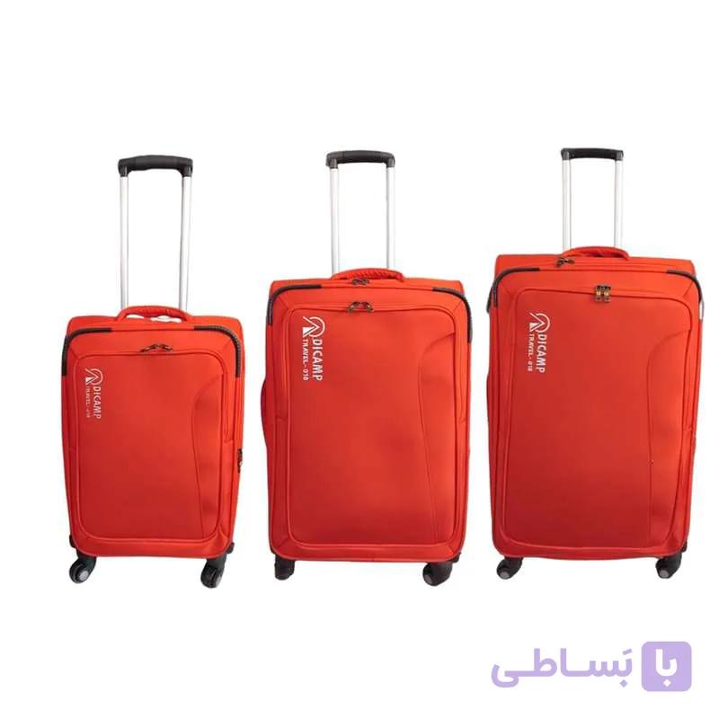 مجموعه 3 عددی چمدان دیکمپ مدل TRAVEL-018 — تصویر 1