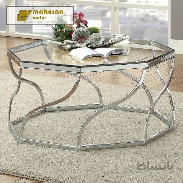 میز جلو مبلی استیل مدل سوزان SUSAN