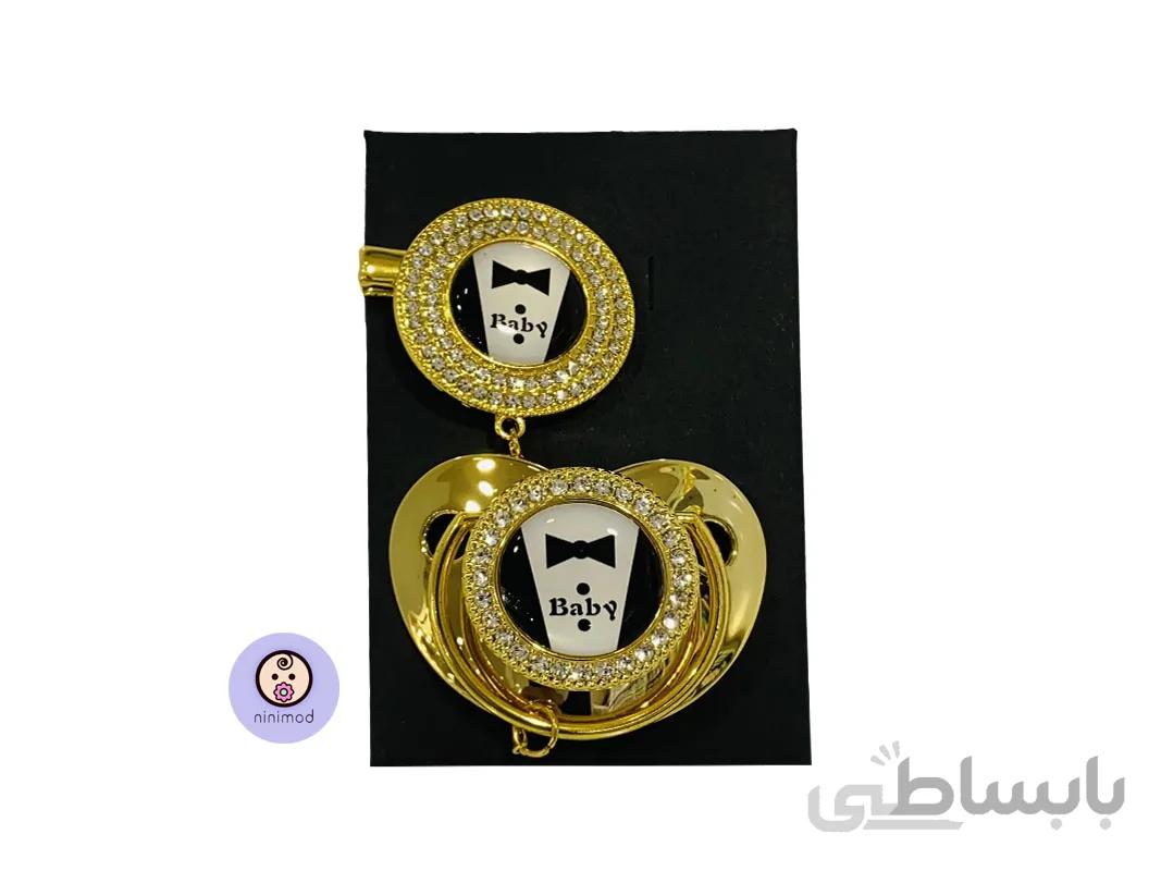 پستانک لاکچری نگین دار کد 103