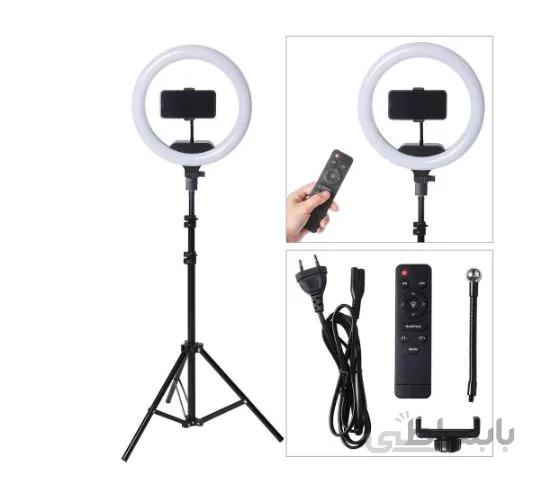 رینگ لایت حرفه و سه پایه بلند مدل LED RING FILL LIGHT