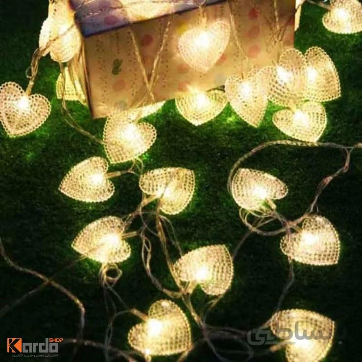 ریسه LED قلب بلوری