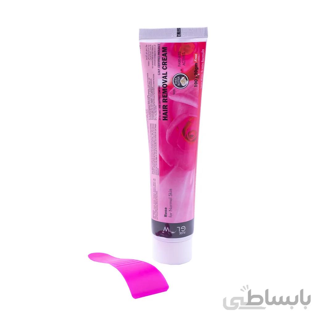 کرم موبر Pure Pink مدل Rose مناسب پوست نرمال 120 میل ا Pure Pink Hair Removal Cream Rose For Normal Skin 120ml