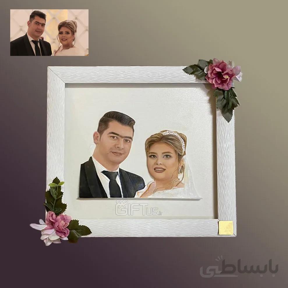 قاب مجسمه چهره سه بعدی تصویر شما (سایز 10Cm )