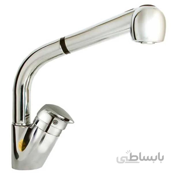 شیر ظرفشویی شلنگ دار مدل اروند شیبه