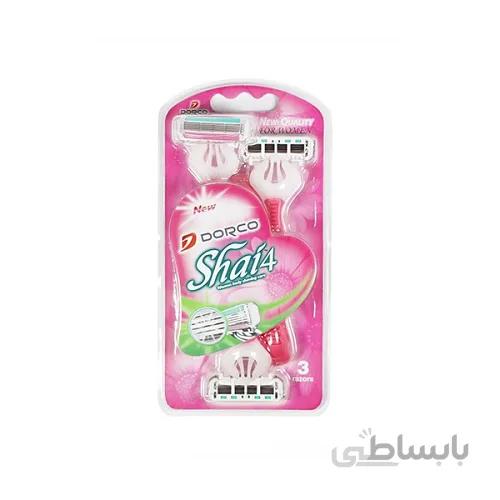خودتراش زنانه دورکو مدل Shai 4 بسته 3 عددی