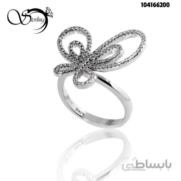انگشتر پروانه نقره زنانه کد:۱۸۶۹