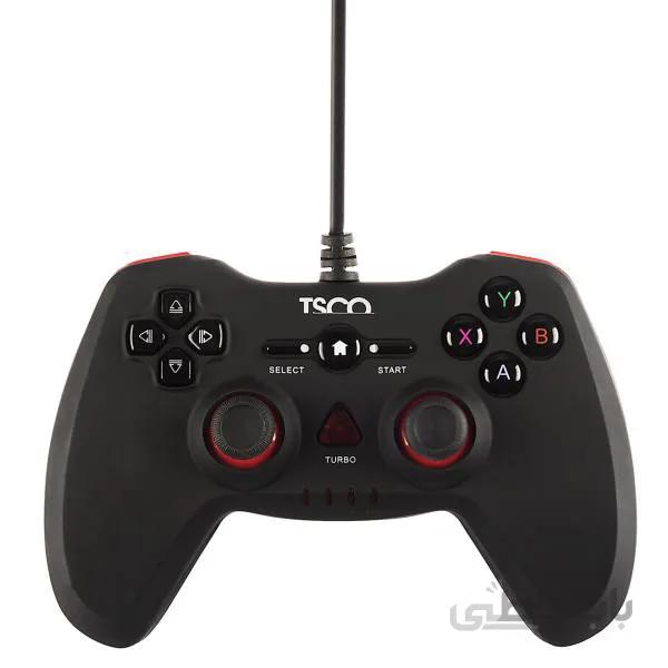 دسته بازی کامپیوتر حرفه ای تسکو مدل TG 115 ا TSCO Wired PC and PlayStation 3 Gamepad - TG 115