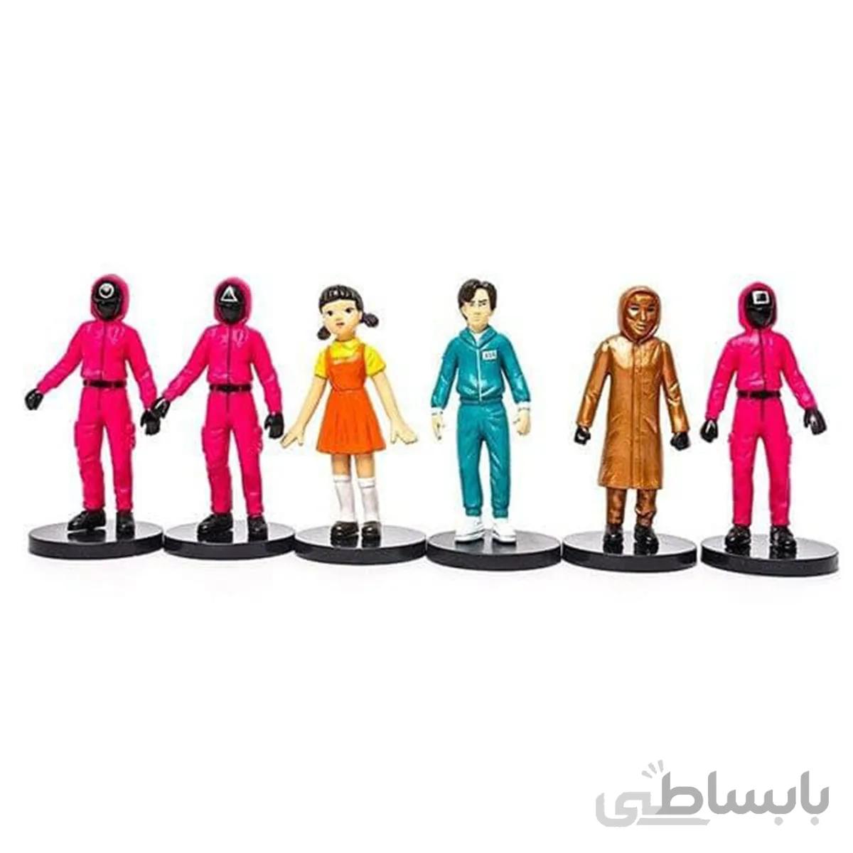 فیگور مدل Game Squid ست ۶ عددی