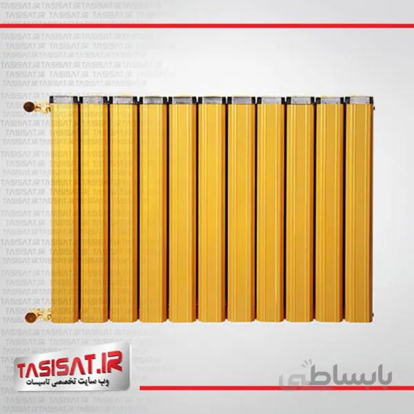 رادیاتور آلومینیومی 7 پره آنیت مدل پایونیر طلایی