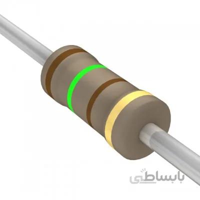 RESISTOR 1W 150R %5 – مقاومت ۱ وات ۱۵۰ اهم ۵% کربنی