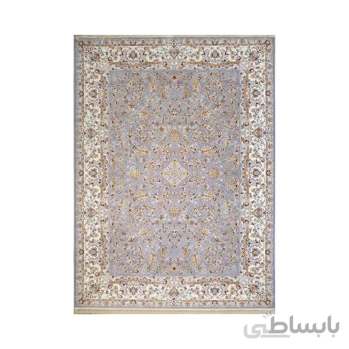 فرش 1200 شانه گل برجسته طرح آویسا — تصویر 1