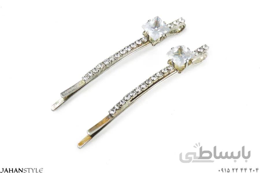 سنجاق سر ظریف نگین دار