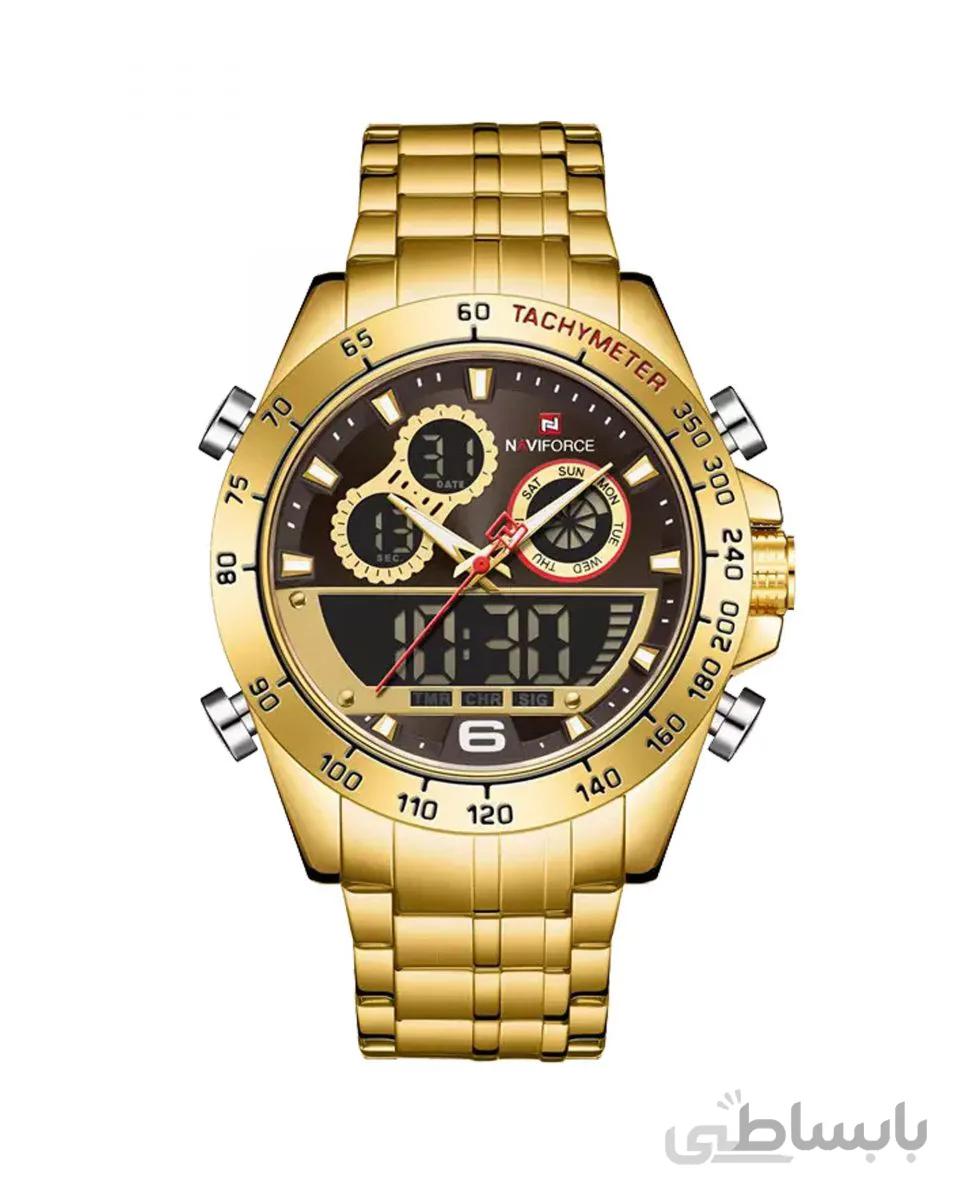 ساعت مچی مردانه ناوی فورس NAVIFORCE NF9188 G/G/G