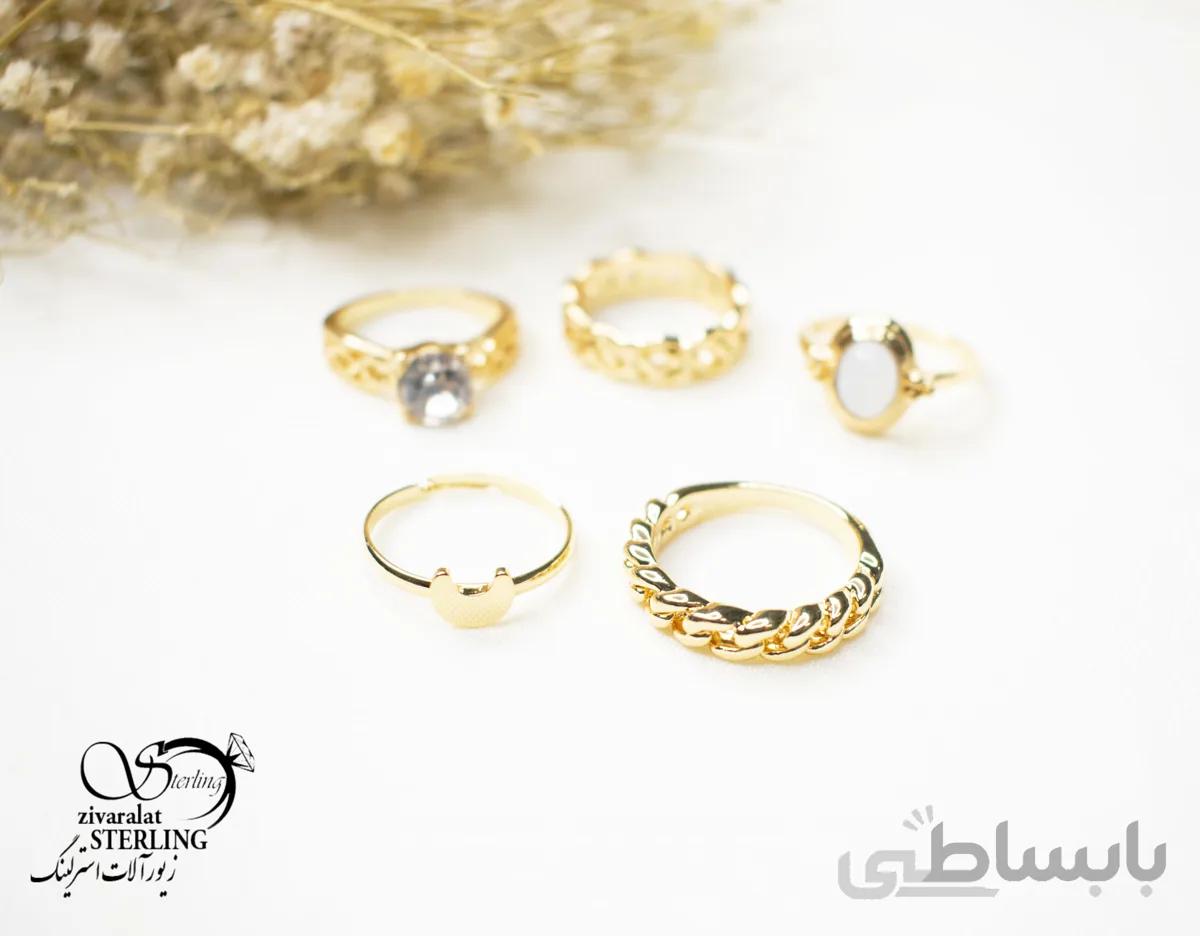پک انگشتر زنانه کد 5583