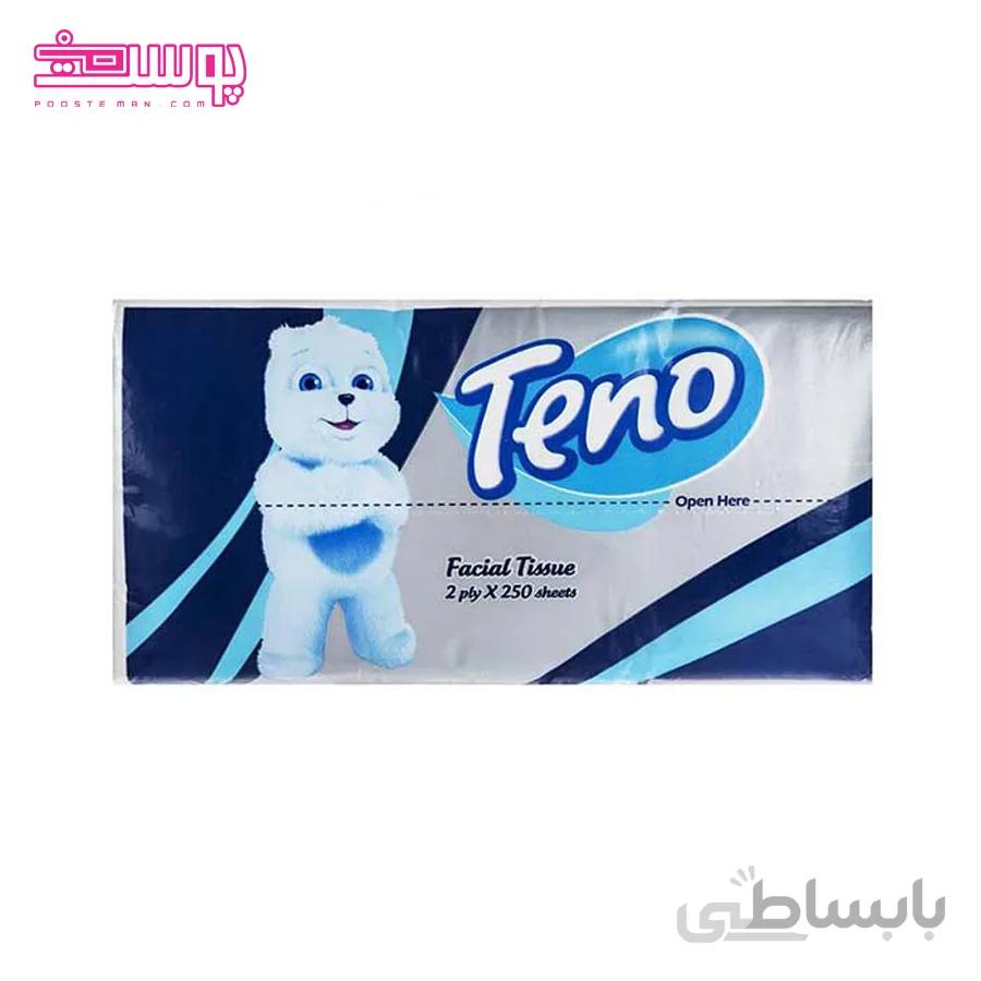 دستمال کاغذی تنو 250 برگ دولا