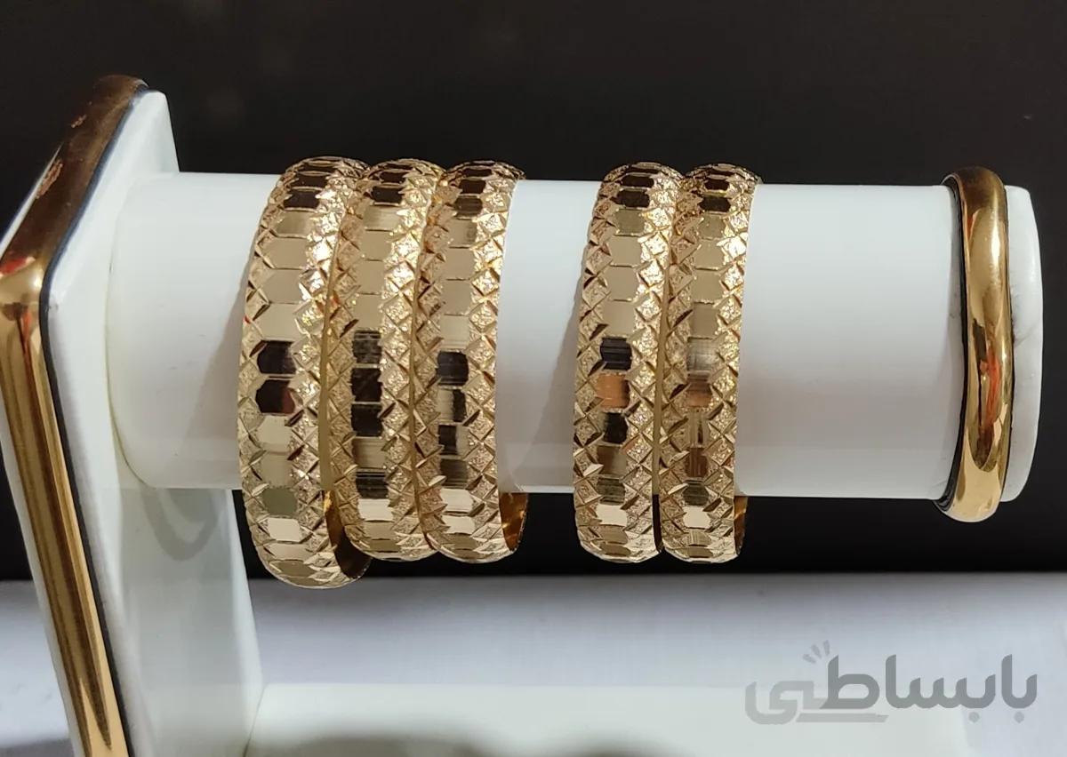 النگو طلا روس بچگانه کد B004