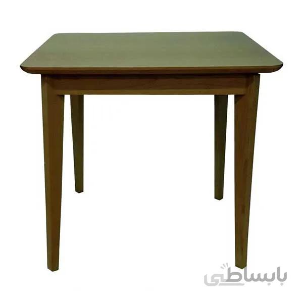 میز مربع نظری مدل ساین تمام چوب