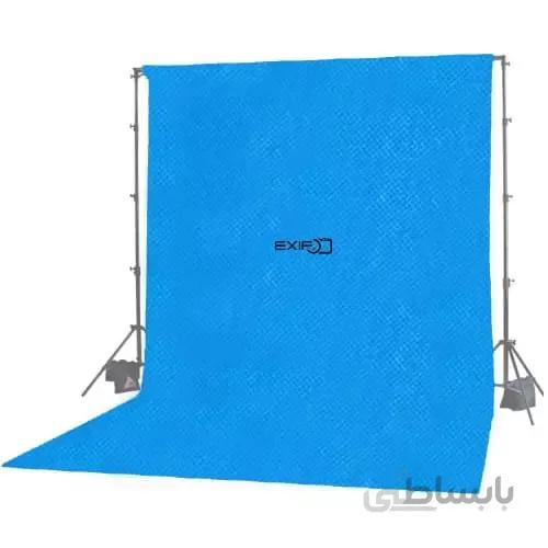 فون مخمل آبی روشن 3*5 کد 11